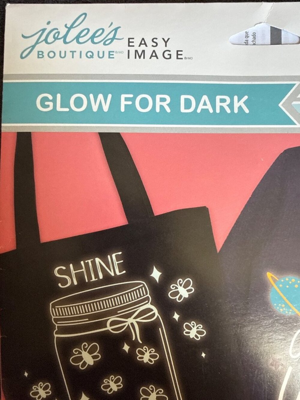 Jolees Easy Image Glow Iron-On Transfer Sheets For Dark Fabrics 3 Sheets 8.5x11 - Picture 2 of 3